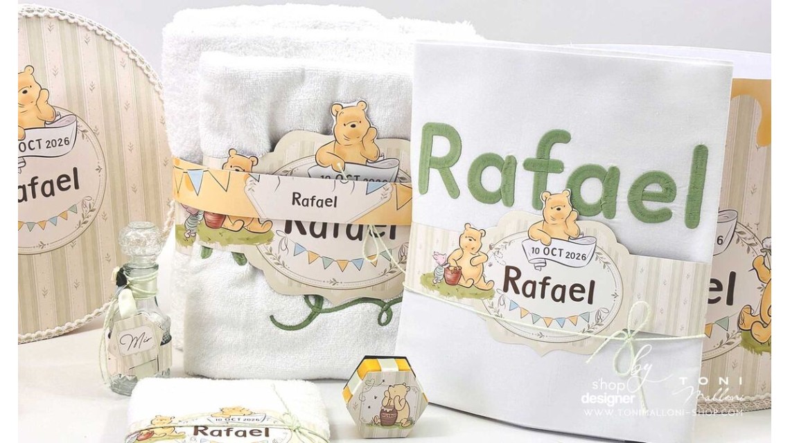Trusou Botez Băiat Winnie the Pooh Ursulețul Personalizat 10